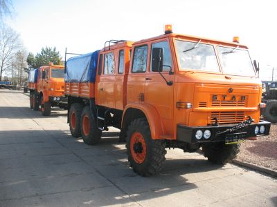 STAR 266 BRYGADOWE - pierwsze dwa egzemplarze dla ZWSE BIAŁYSTOK - zmontowane z wojskowyh pojazdów
