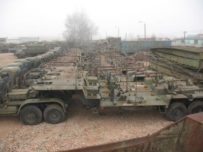 Naczepy do przewozu rakiet
