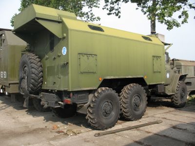 URAL 4320 diesel - widok z tyłu
